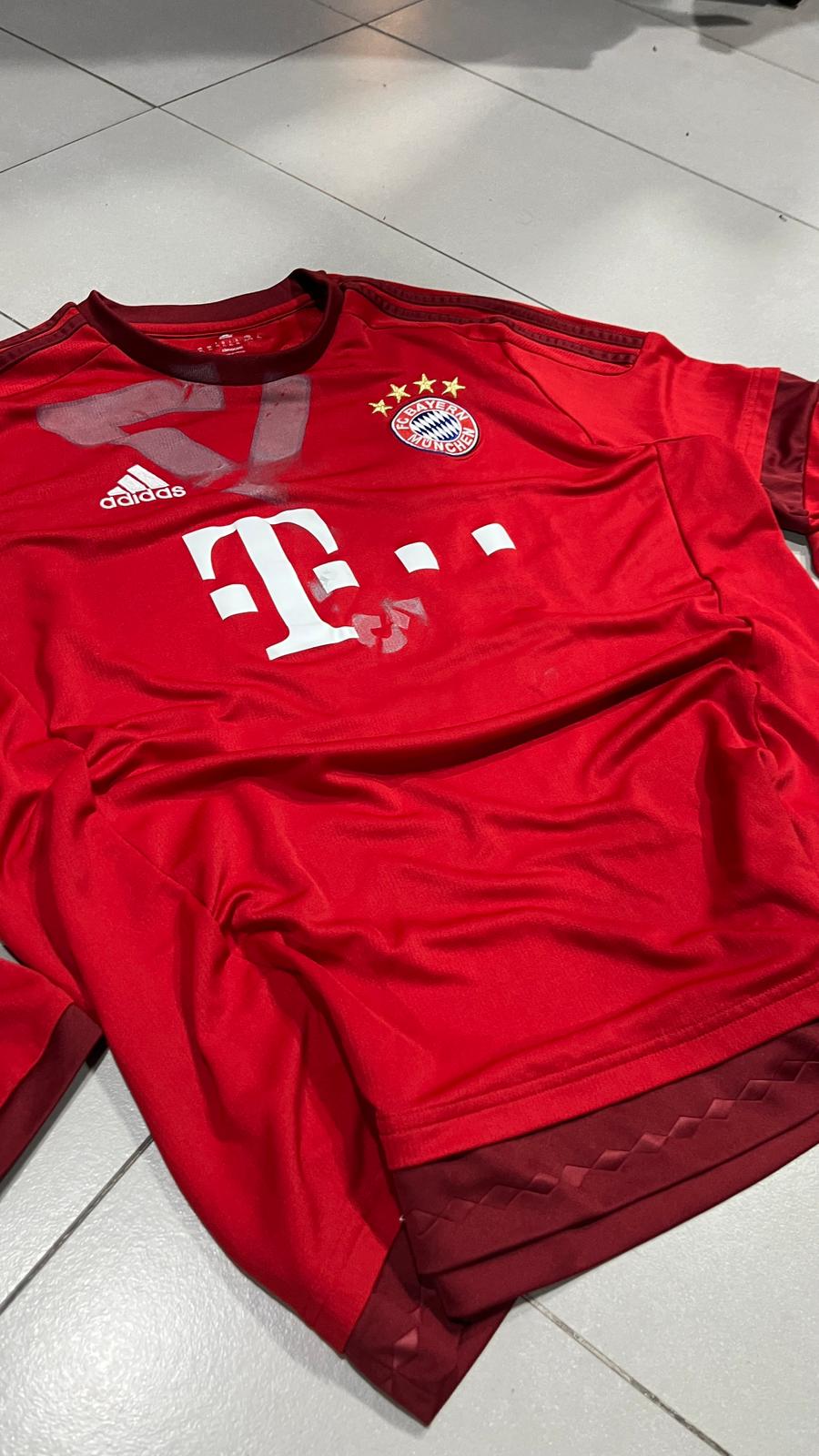 T-Shirt Bayern Monaco Adidas "Boateng 17" Football Vintage Y2K 90s 2000s American Style (XL)