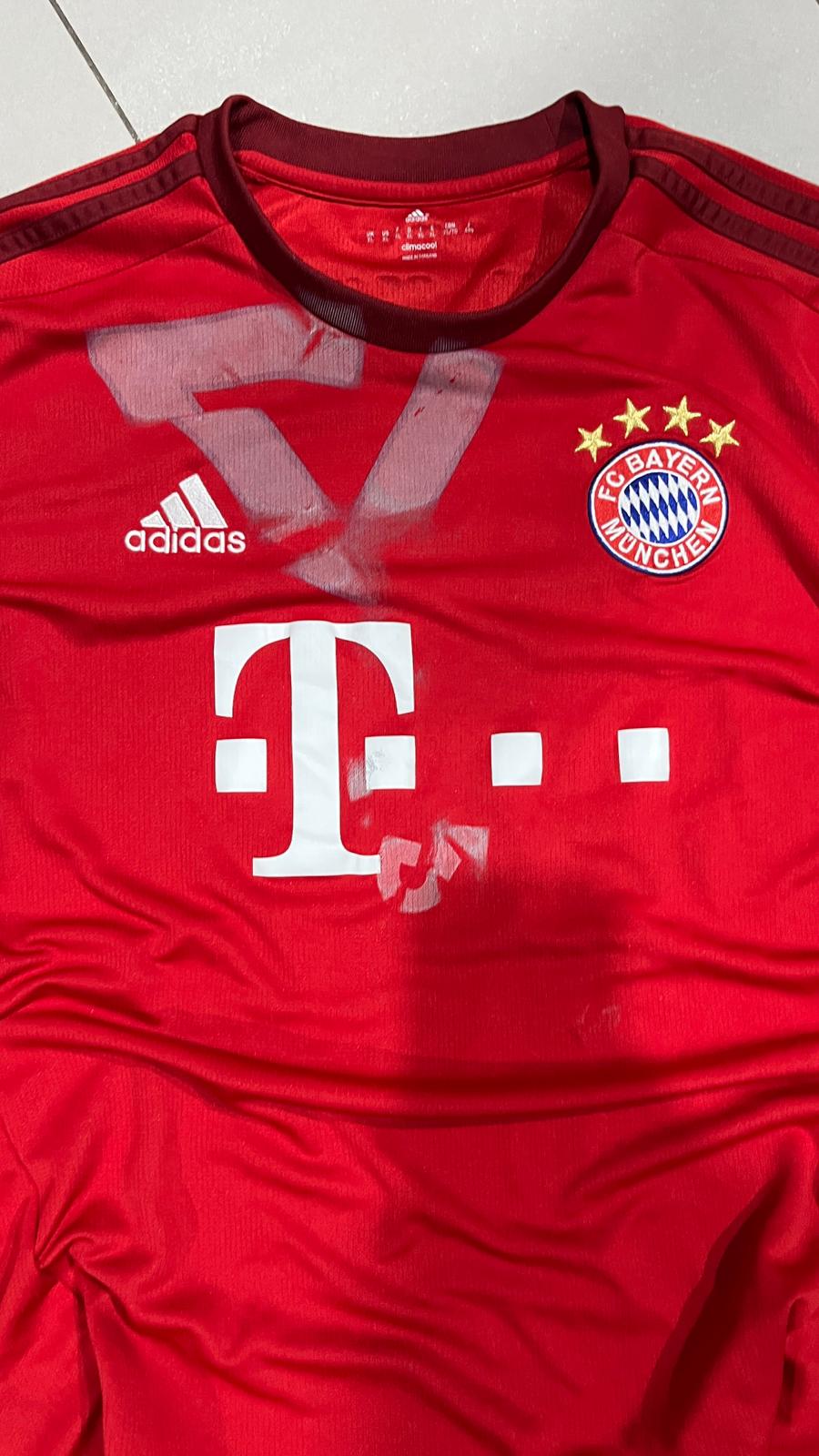 T-Shirt Bayern Monaco Adidas "Boateng 17" Football Vintage Y2K 90s 2000s American Style (XL)