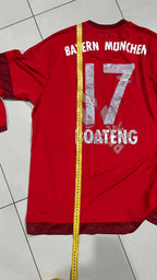 T-Shirt Bayern Monaco Adidas "Boateng 17" Football Vintage Y2K 90s 2000s American Style (XL)