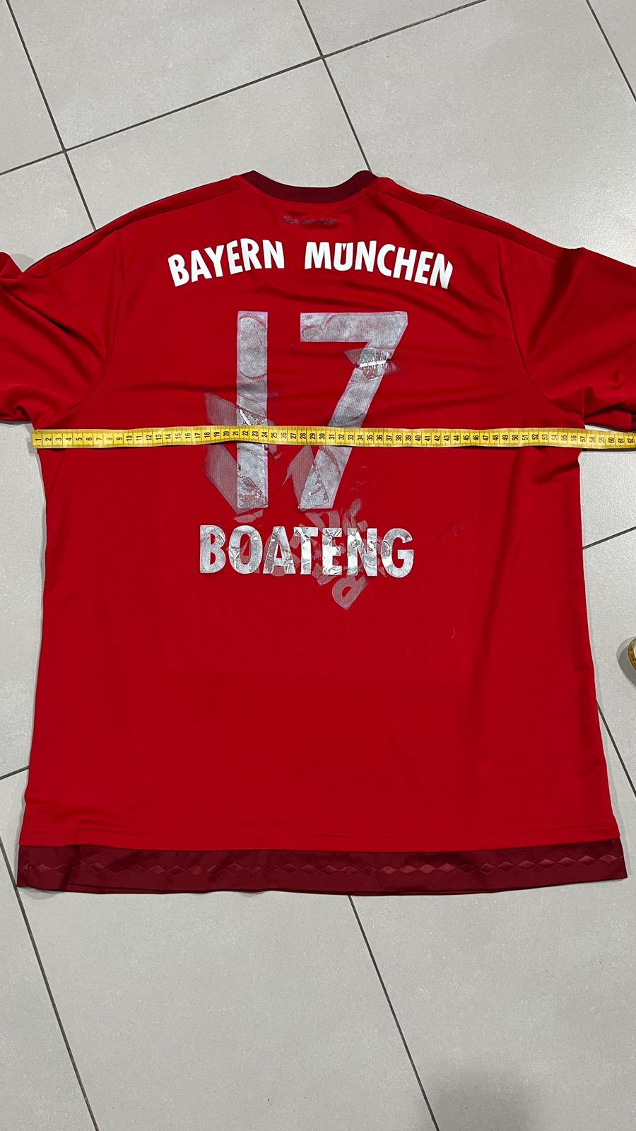 T-Shirt Bayern Monaco Adidas "Boateng 17" Football Vintage Y2K 90s 2000s American Style (XL)