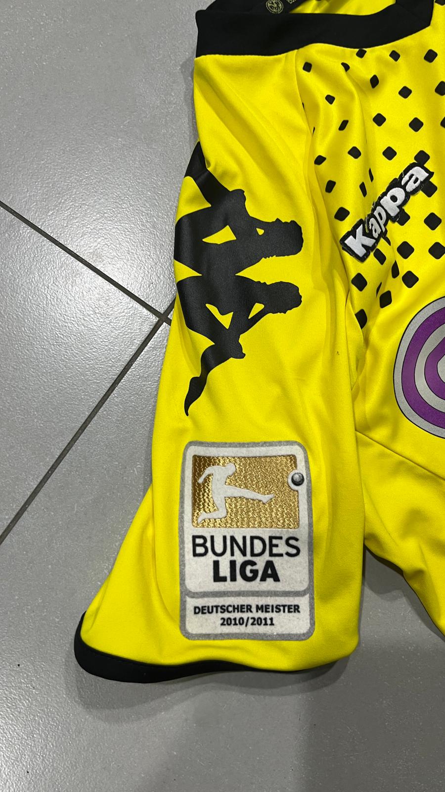 T-Shirt BVB Borussia Dortumund "Leitner 7" Football Jersey Vintage Y2K 90s 2000s (S)