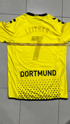 T-Shirt BVB Borussia Dortumund "Leitner 7" Football Jersey Vintage Y2K 90s 2000s (S)