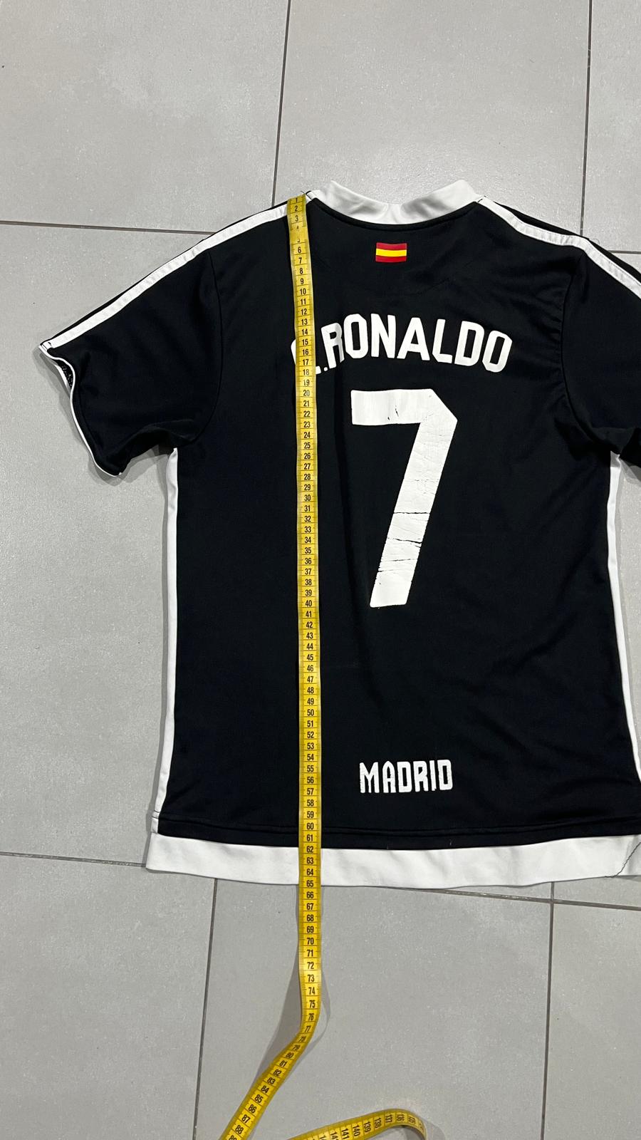 T-Shirt Real Madrid Cristiano Ronaldo 7 Football Vintage Y2K 90s 2000s American Style (XS)