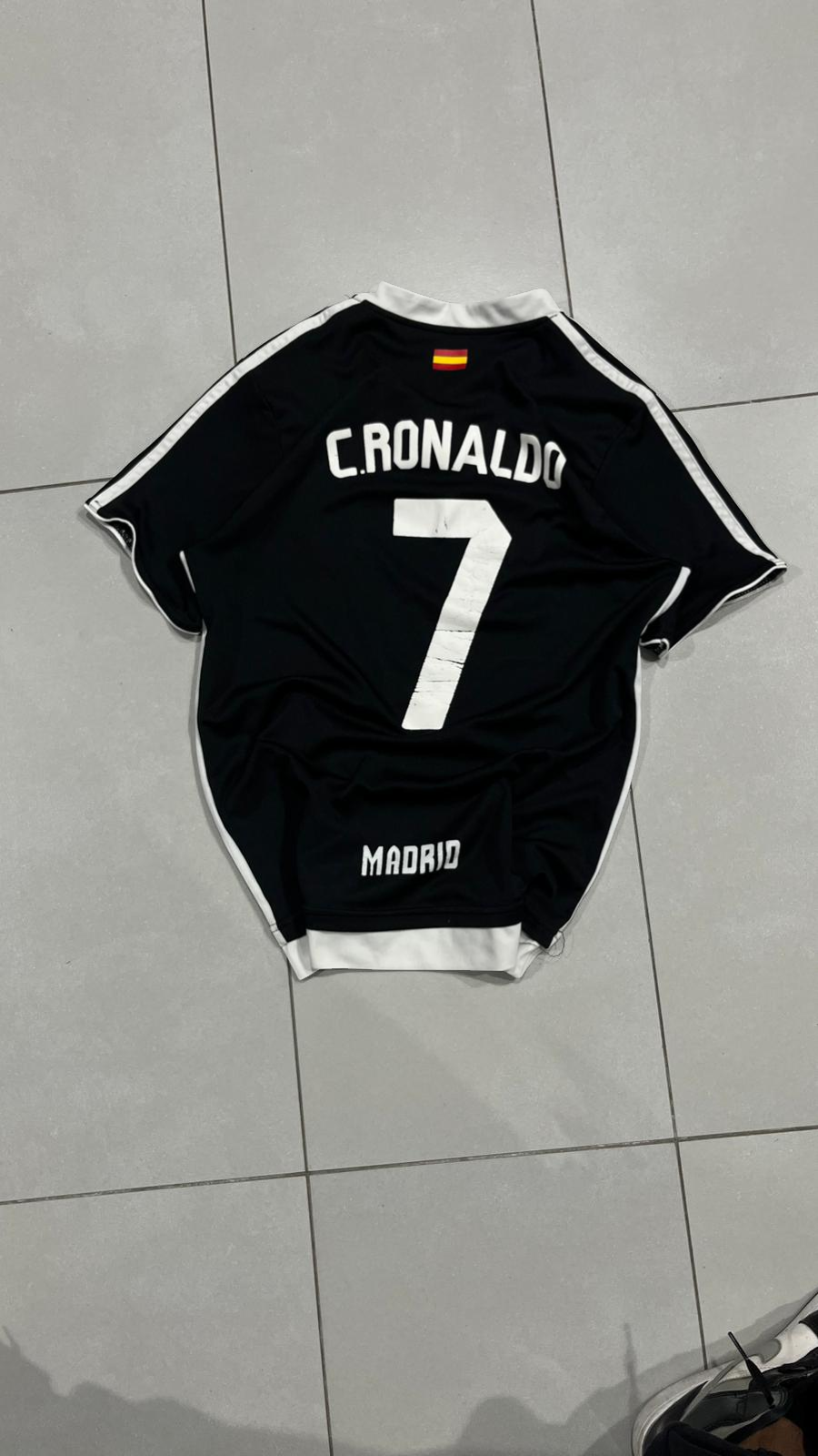 T-Shirt Real Madrid Cristiano Ronaldo 7 Football Vintage Y2K 90s 2000s American Style (XS)