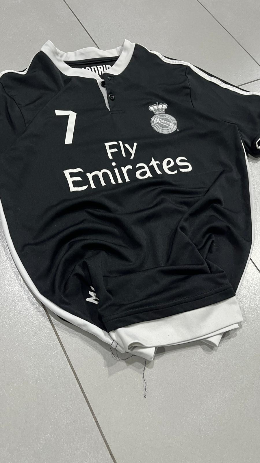 T-Shirt Real Madrid Cristiano Ronaldo 7 Football Vintage Y2K 90s 2000s American Style (XS)