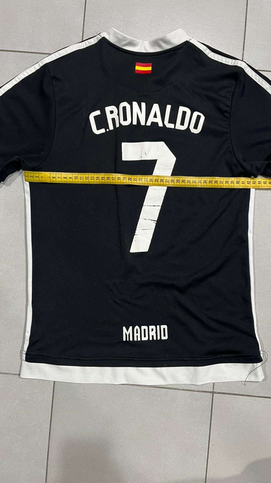 T-Shirt Real Madrid Cristiano Ronaldo 7 Football Vintage Y2K 90s 2000s American Style (XS)