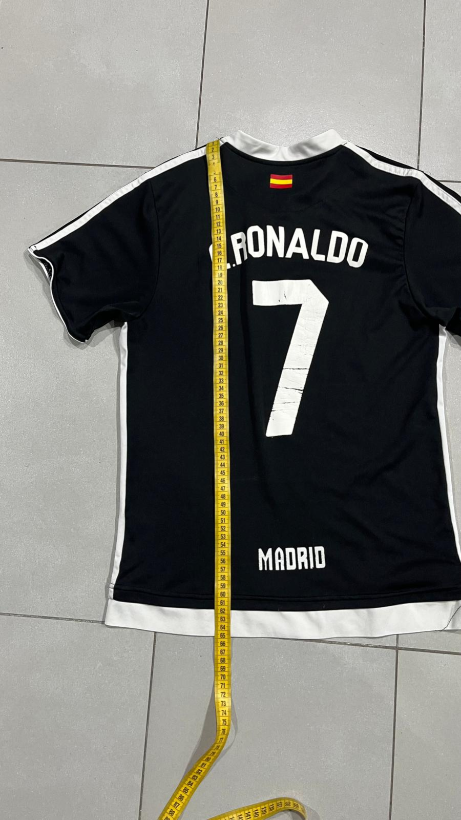 T-Shirt Real Madrid Cristiano Ronaldo 7 Football Vintage Y2K 90s 2000s American Style (XS)