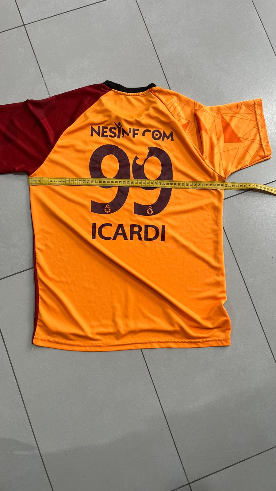 T-Shirt Nike Galatasaray "Icardi 99" Football Vintage Y2K 90s 2000s American Style (L)