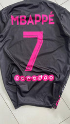 T-Shirt PSG Paris "Mbappè 7" Football Vintage Y2K 90s 2000s American Style (M)