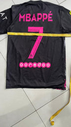 T-Shirt PSG Paris "Mbappè 7" Football Vintage Y2K 90s 2000s American Style (M)