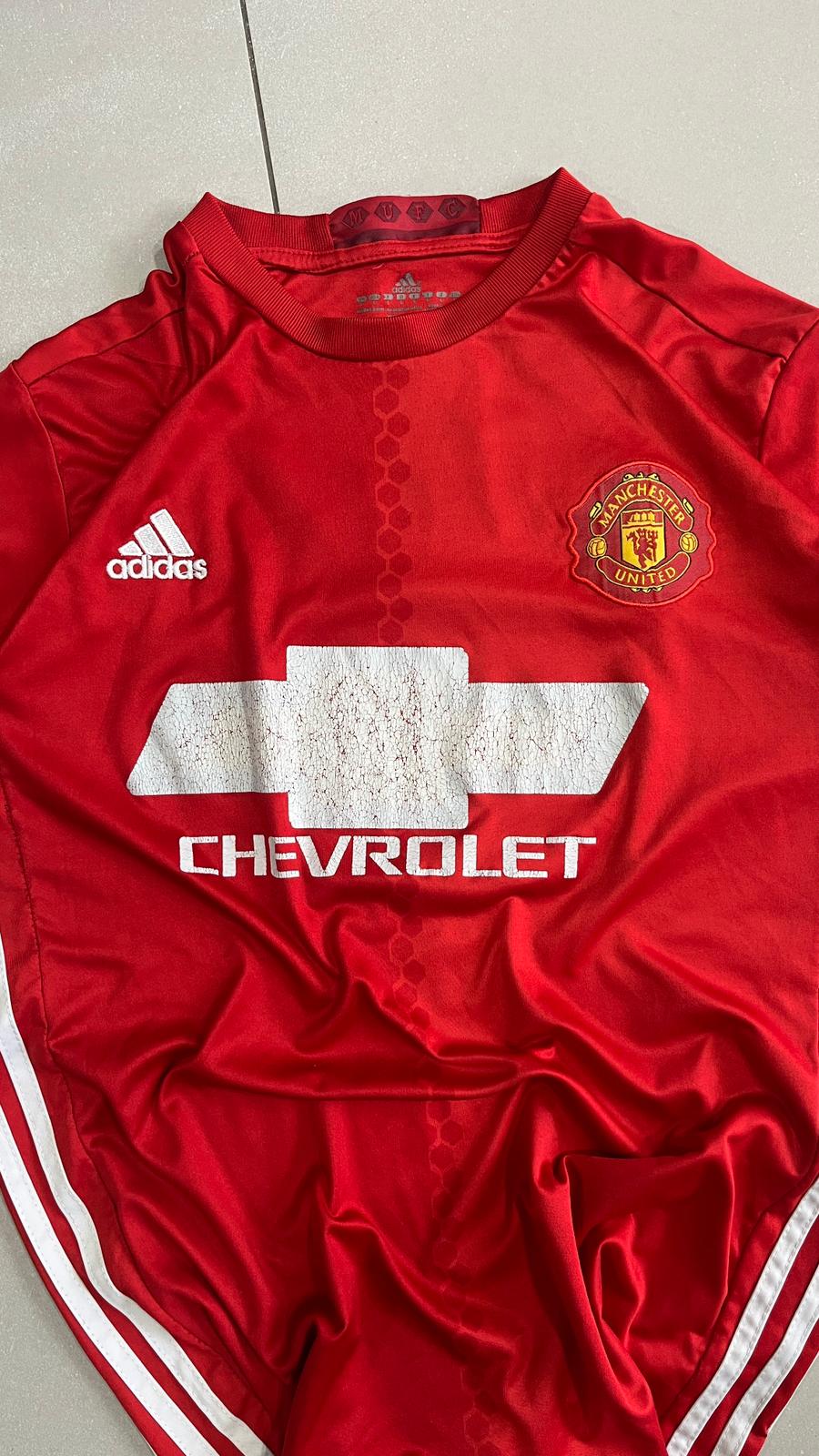 T-Shirt Manchester United "Ibrahimovic 9" Football Vintage Y2K 90s 2000s American Style (L)