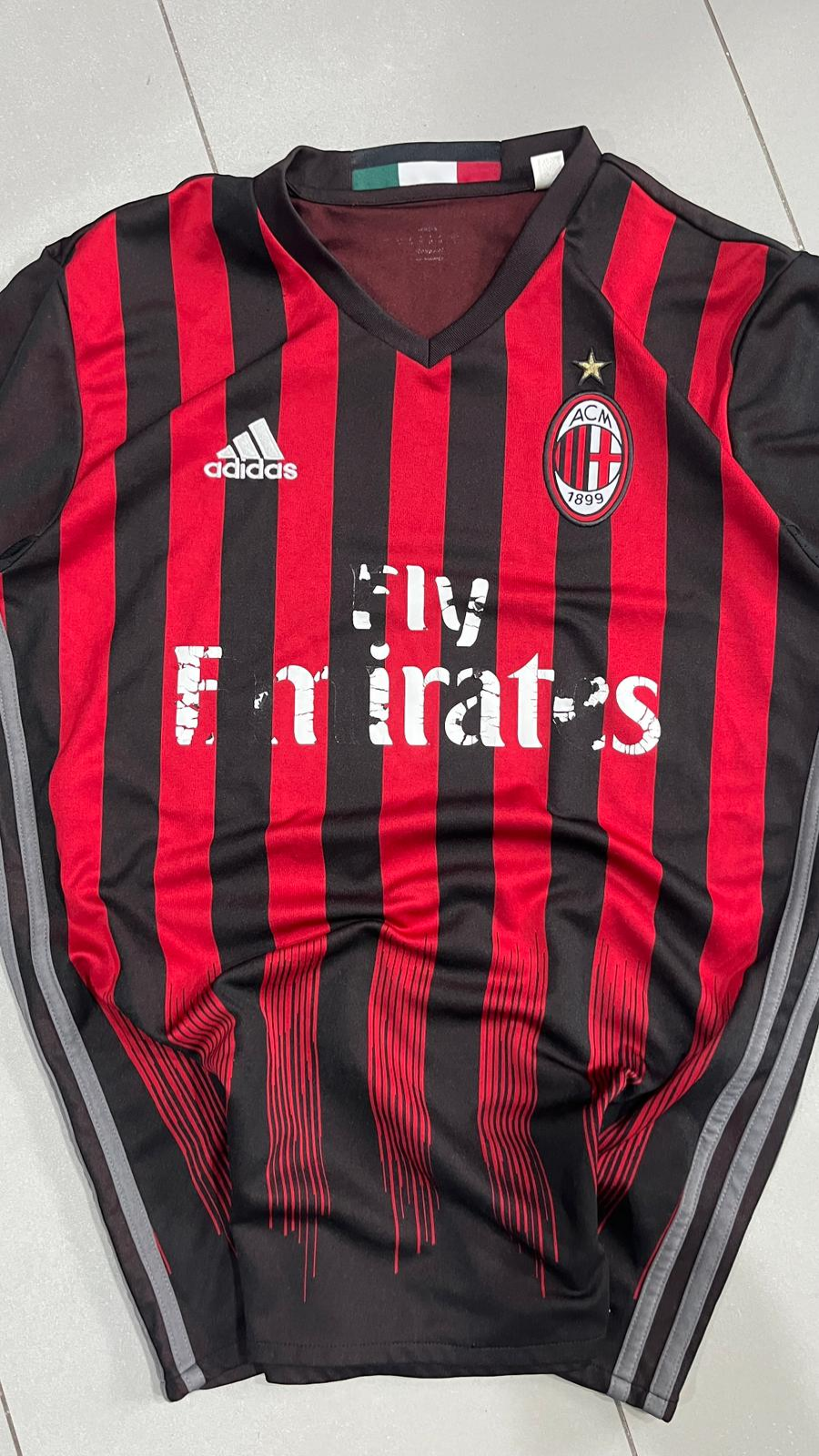 T-Shirt Adidas x Milan Football Vintage Y2K 90s 2000s American Style (M)