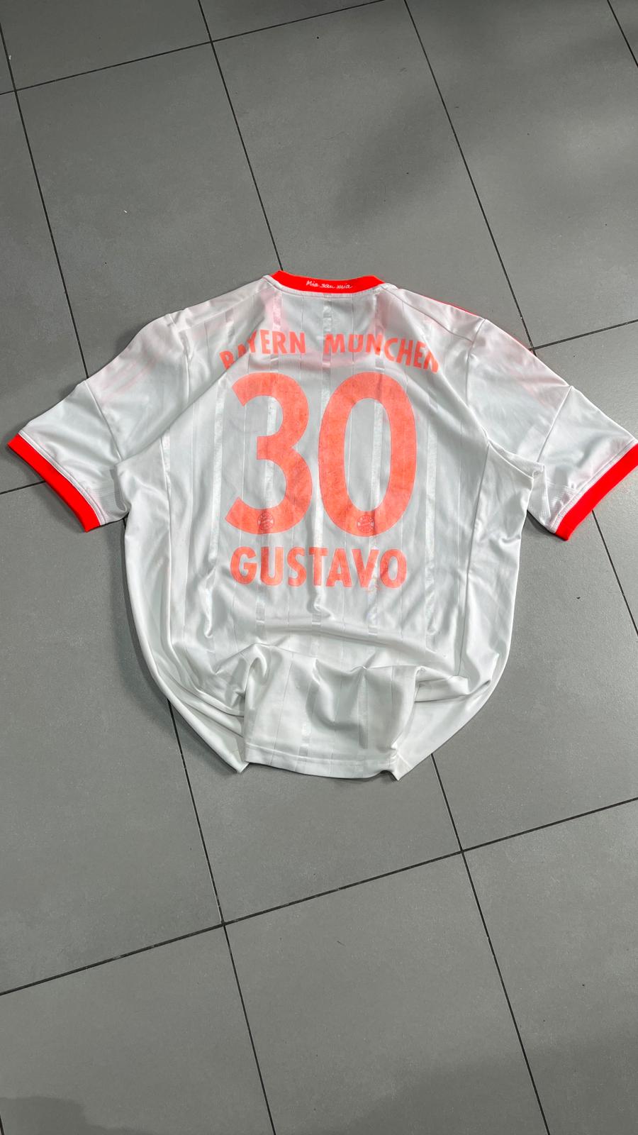 T-Shirt Adidas Bayern Monaco "Gustavo 30" Football Vintage Y2K 90s 2000s American Style (L)