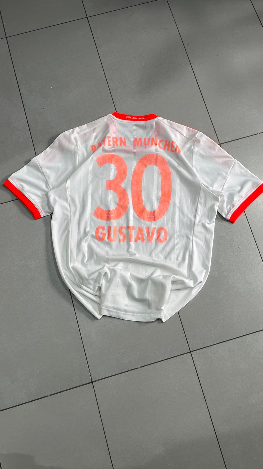 T-Shirt Adidas Bayern Monaco "Gustavo 30" Football Vintage Y2K 90s 2000s American Style (L)