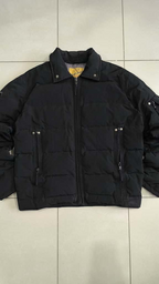 Bomber Giubbotto Nero Bomb Boogie Vintage Y2K 90s 2000s American Style Hip Hop Rave (M)