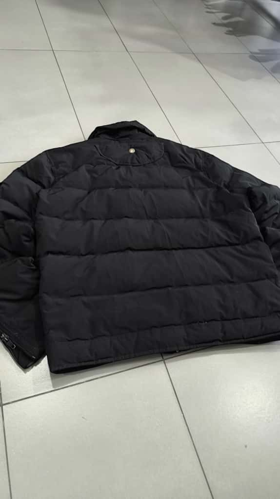 Bomber Giubbotto Nero Bomb Boogie Vintage Y2K 90s 2000s American Style Hip Hop Rave (M)