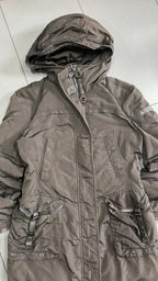 Cappotto Bomber Lungo Peuterey Donna Vintage Y2K 90s 2000s American Style Hip Hop Rave (S)