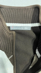Maglioncino Zip Lacoste a Scacchi  (XXL)