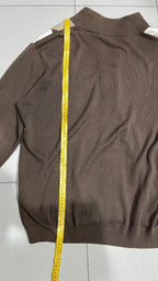 Maglioncino Zip Lacoste a Scacchi  (XXL)