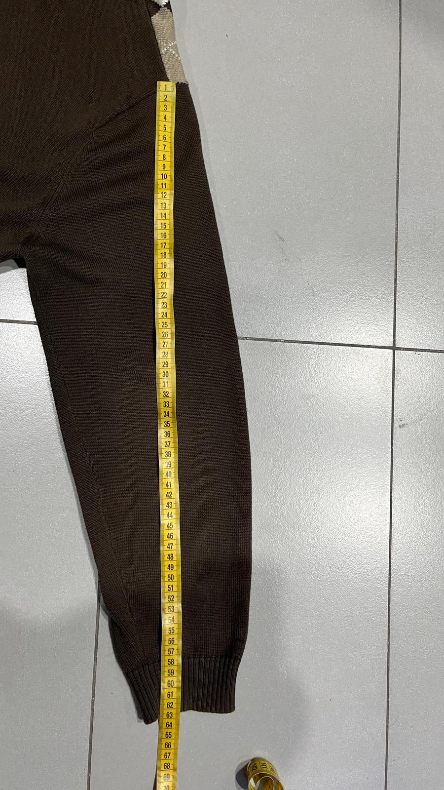Maglioncino Zip Lacoste a Scacchi  (XXL)