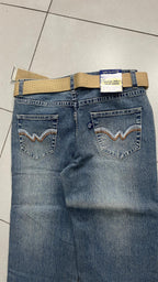Denim Jeans Washed Embroidered BootCut Fit  (XXS)