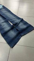 Denim Jeans Washed Baggy Fit  (S)