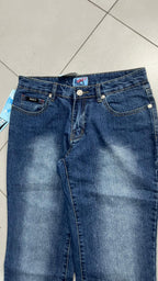 Denim Jeans Washed Baggy Fit  (S)