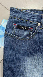 Denim Jeans Washed Baggy Fit  (S)