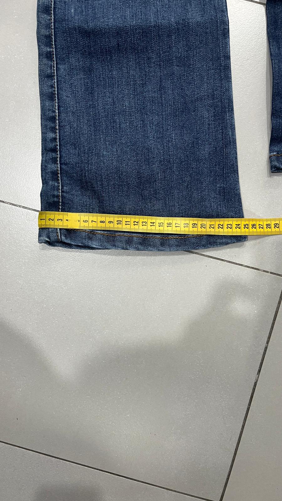Denim Jeans Bootcut Washed Baggy Fit  (S)