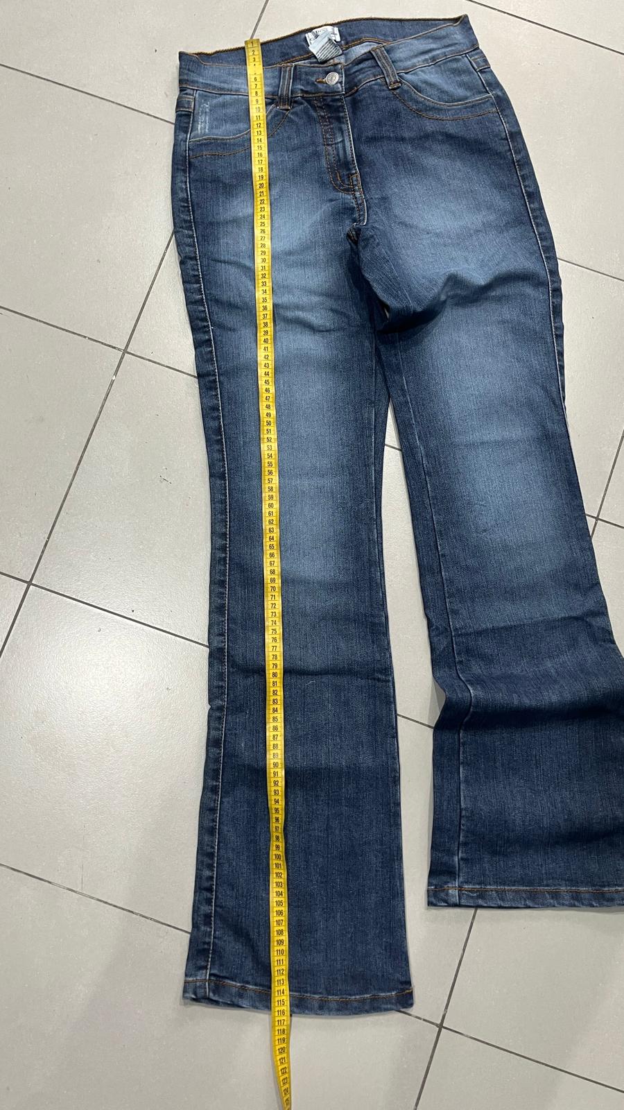 Denim Jeans Bootcut Washed Baggy Fit  (S)