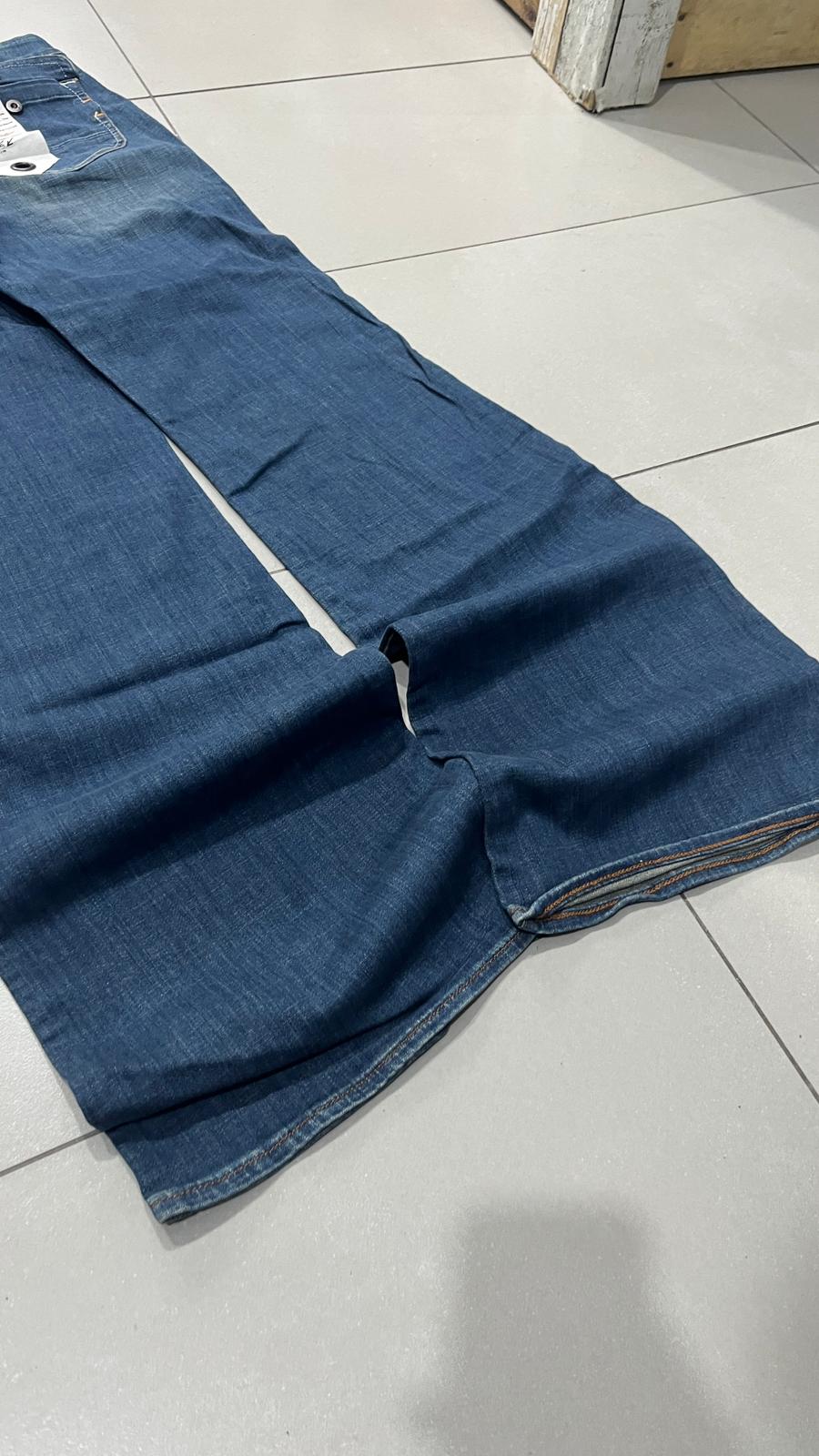 Denim Jeans Baggy Fit Washed  (XS)