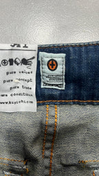 Denim Jeans Baggy Fit Washed  (XS)