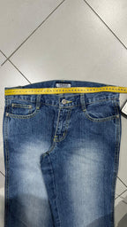 Denim Baggy Fit Washed Jeans  (S)