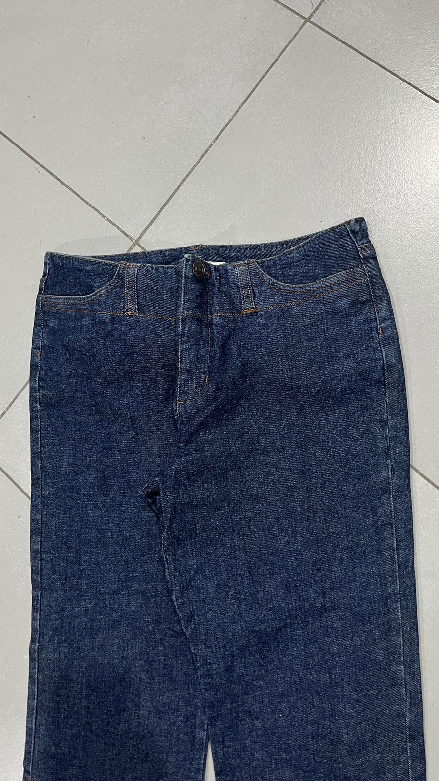 Denim Jeans Raw Baggy Fit  (S)