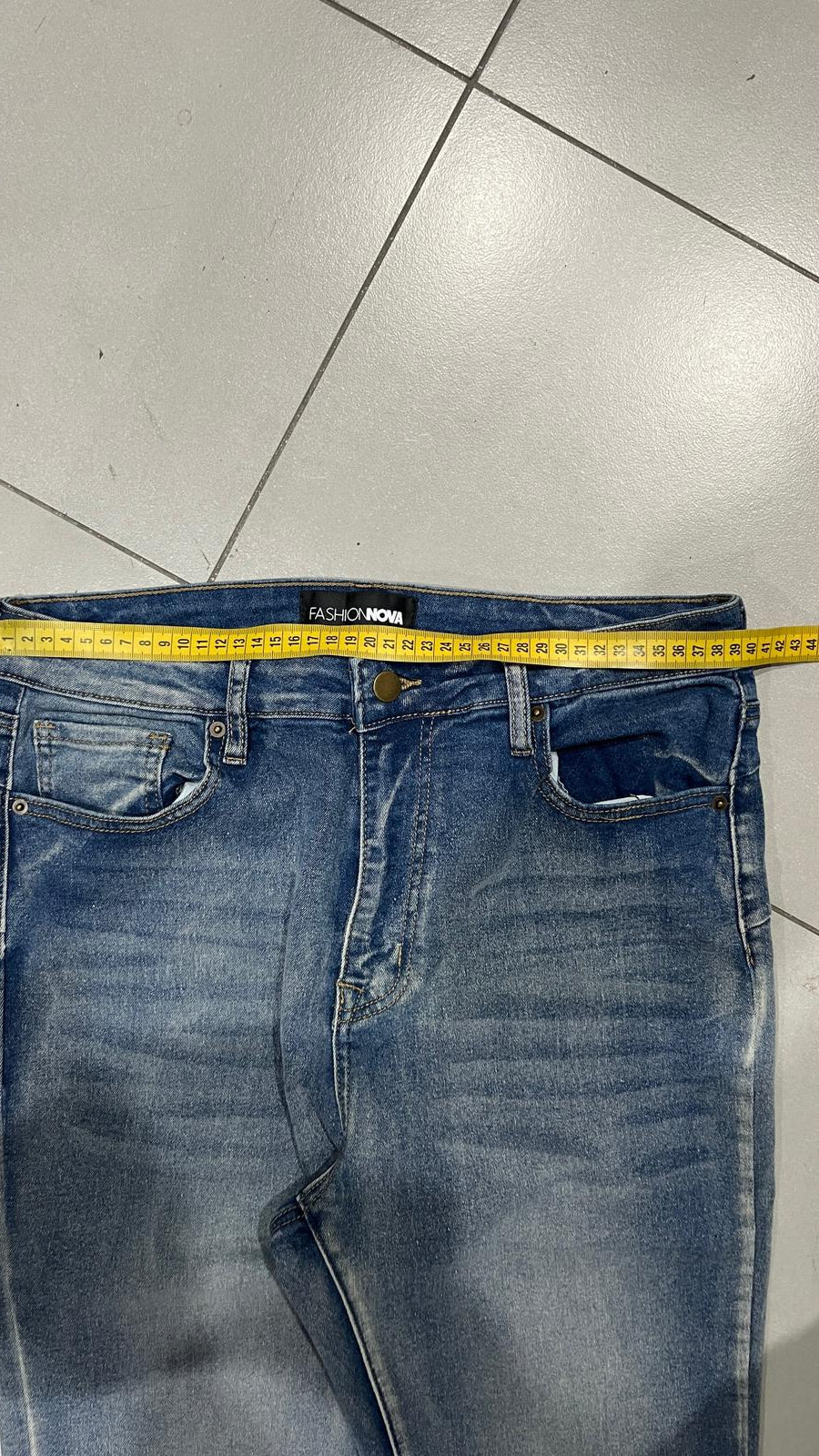 Denim Washed Jeans Bootcut  (S)