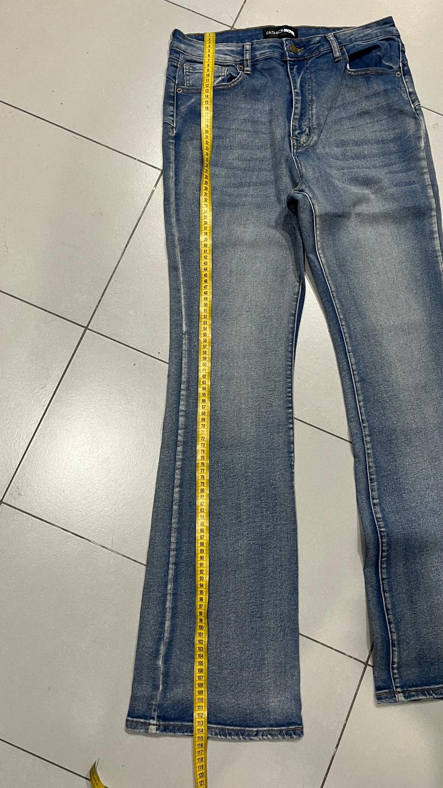 Denim Washed Jeans Bootcut  (S)