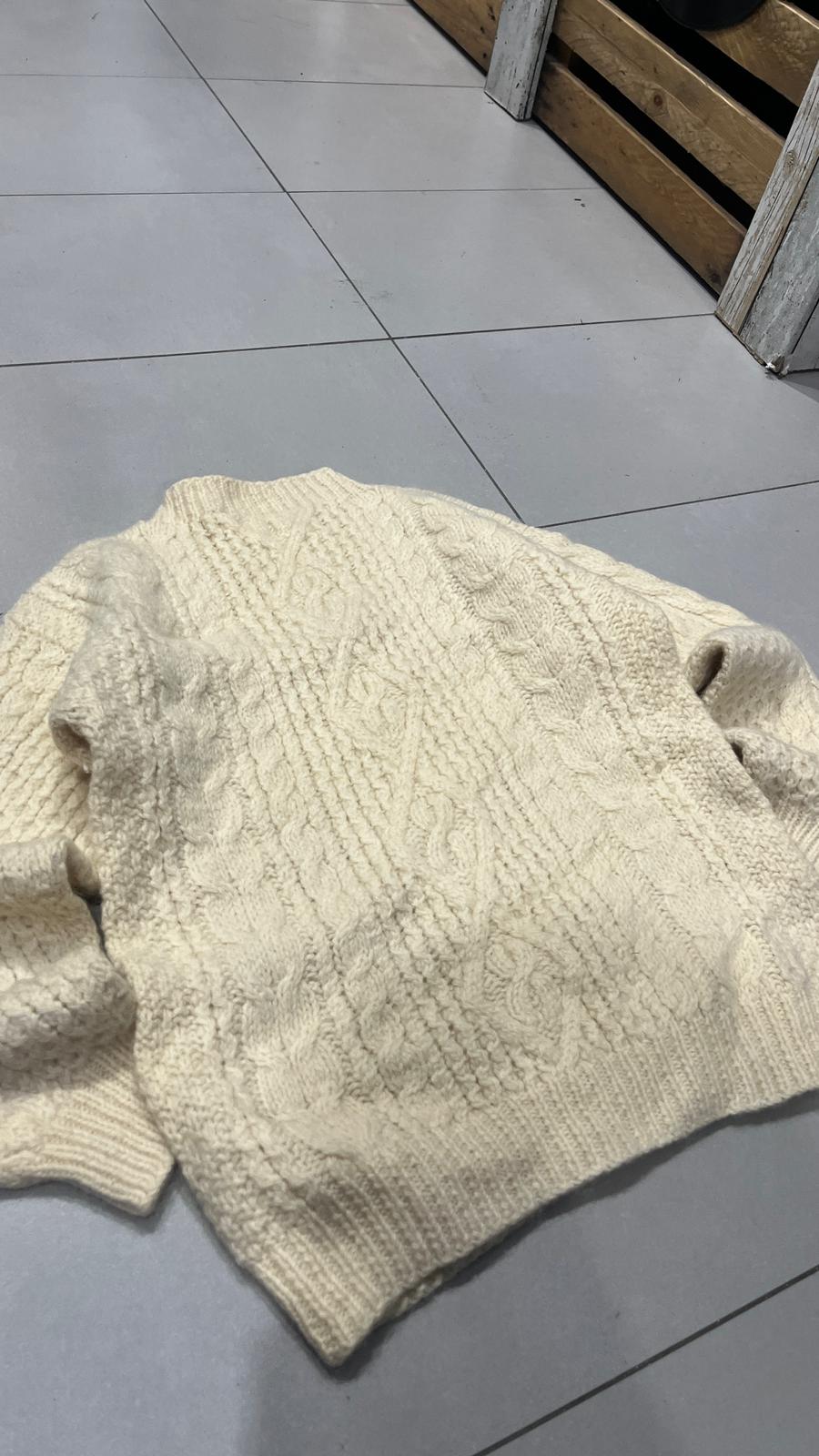 Maglione Vintage a Treccia  (S)