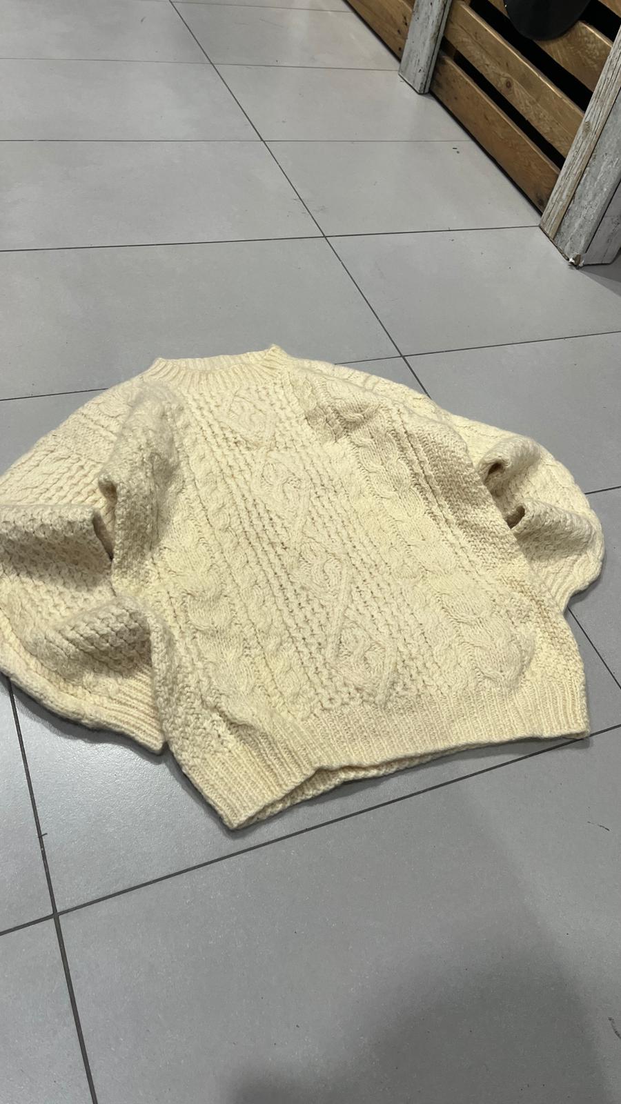 Maglione Vintage a Treccia  (S)