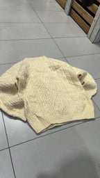 Maglione Vintage a Treccia  (S)