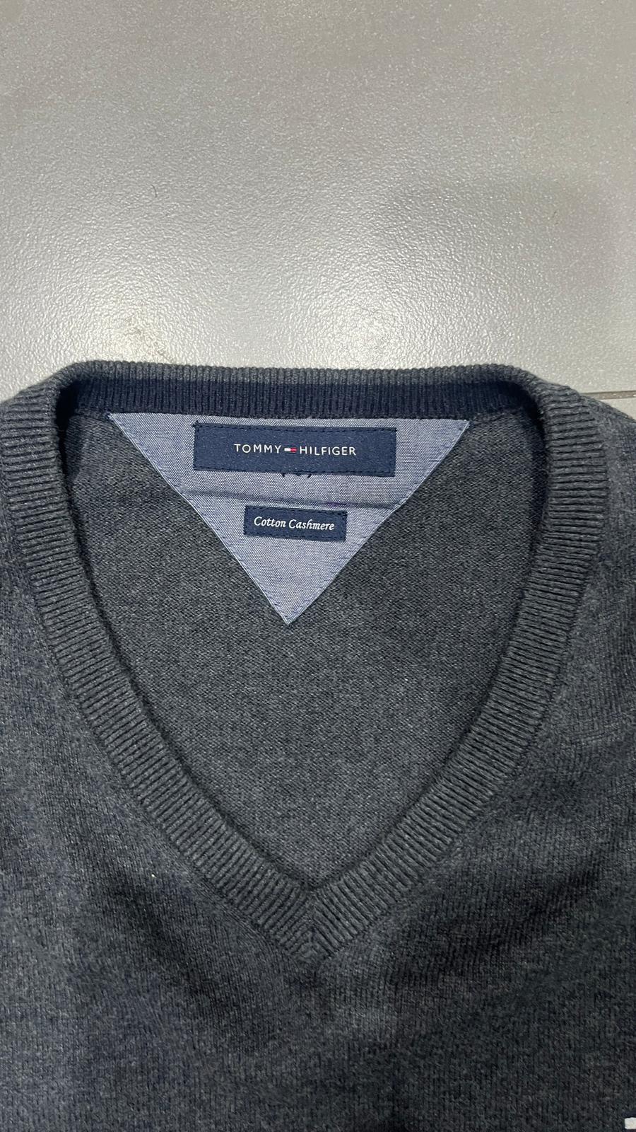 Maglione Tommy Hilfiger Sweater Scollo a V  (L)