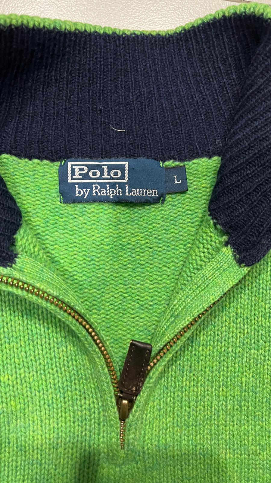 Ralph Lauren 1/4 Zip Sweater  (L)