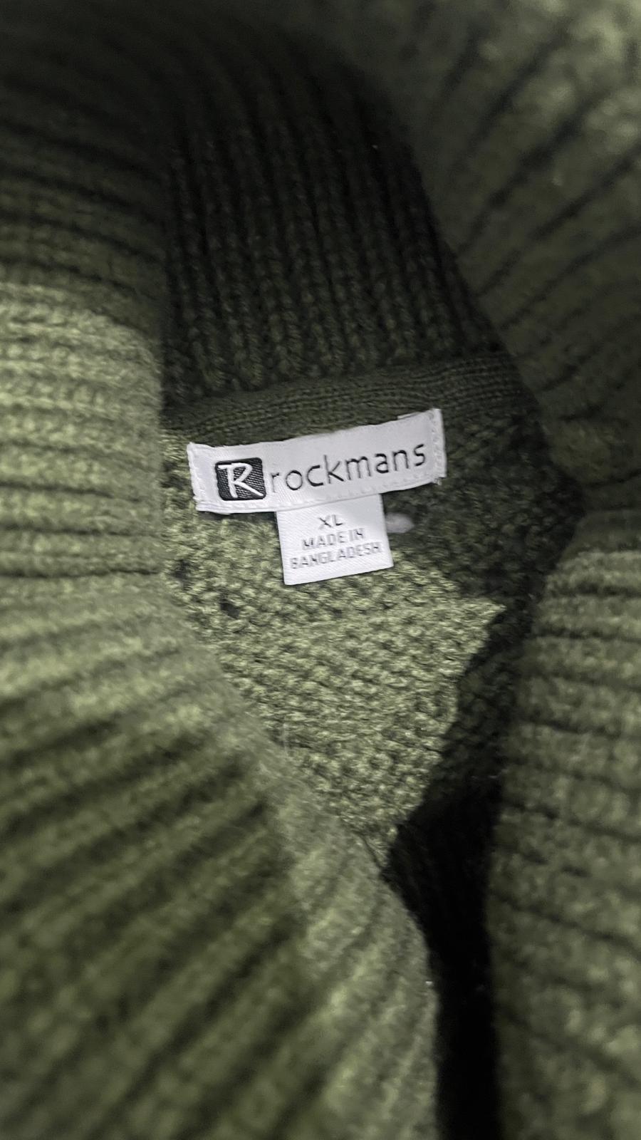 Maglione Vintage Lupetto Collo Alto  (XL)