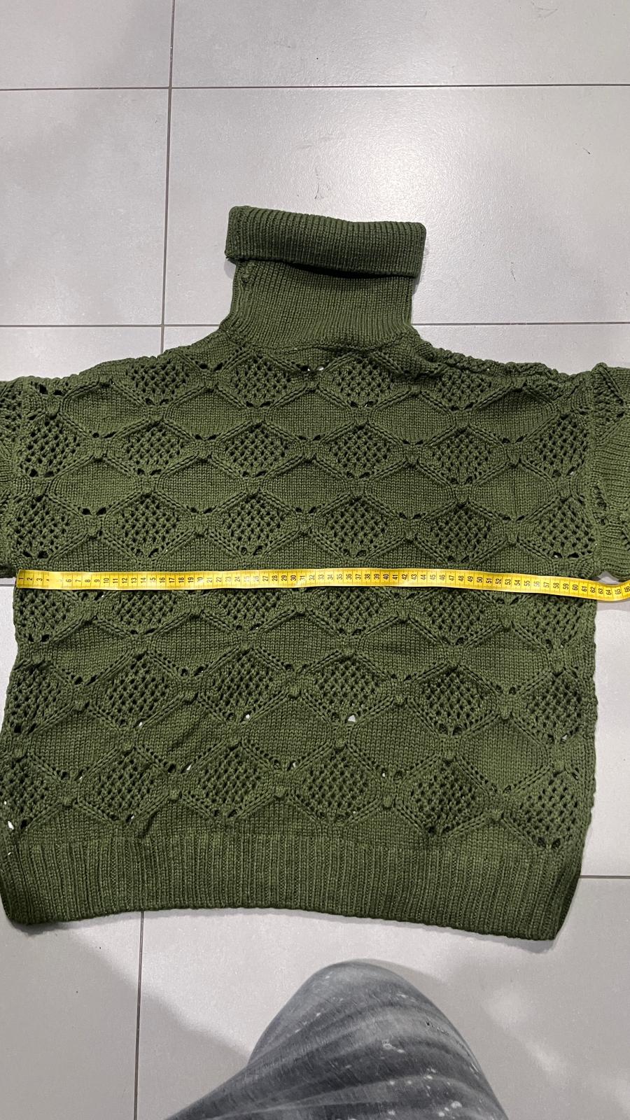 Maglione Vintage Lupetto Collo Alto  (XL)