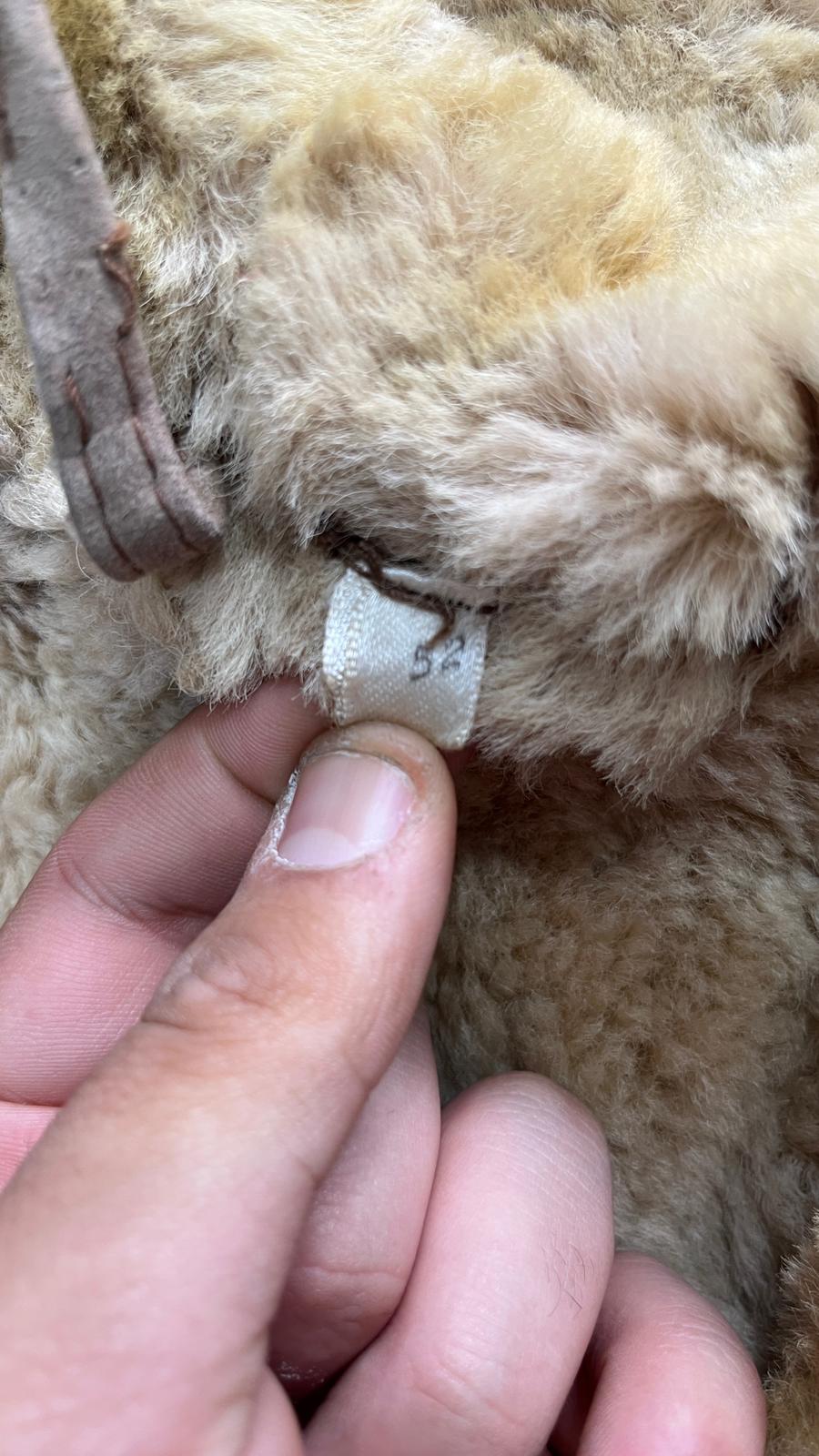 Montone in Vera Pelle di Renna Marrone Lungo con Pelliccia (L)