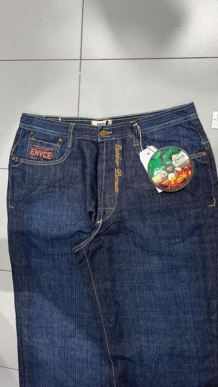 Denim Jeans Blu Wash Baggy Fit  (XL)