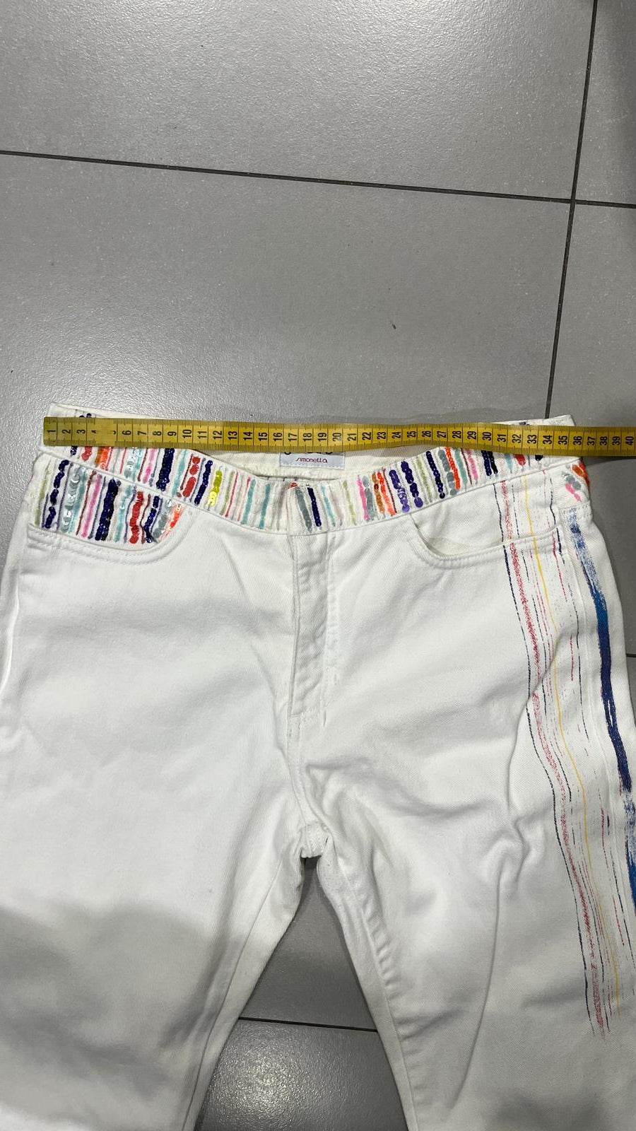 Denim Printed Particular  (XS)