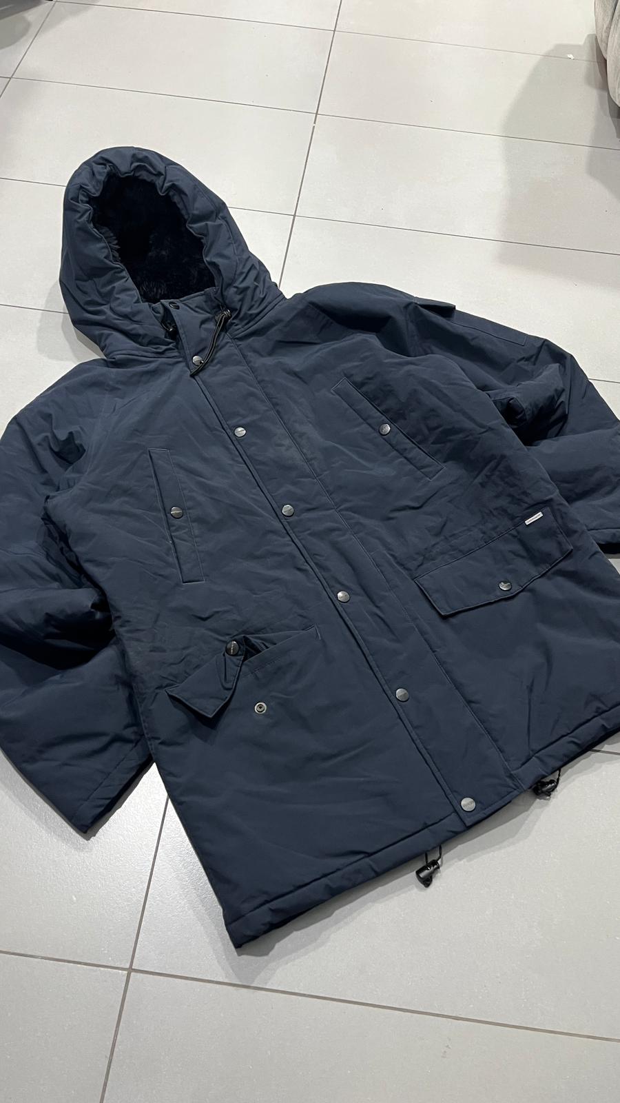 Giubbino - Piumino Carhartt con Pelliccia Interna Vintage Y2K 90s 00s Hip-Hop (XL)