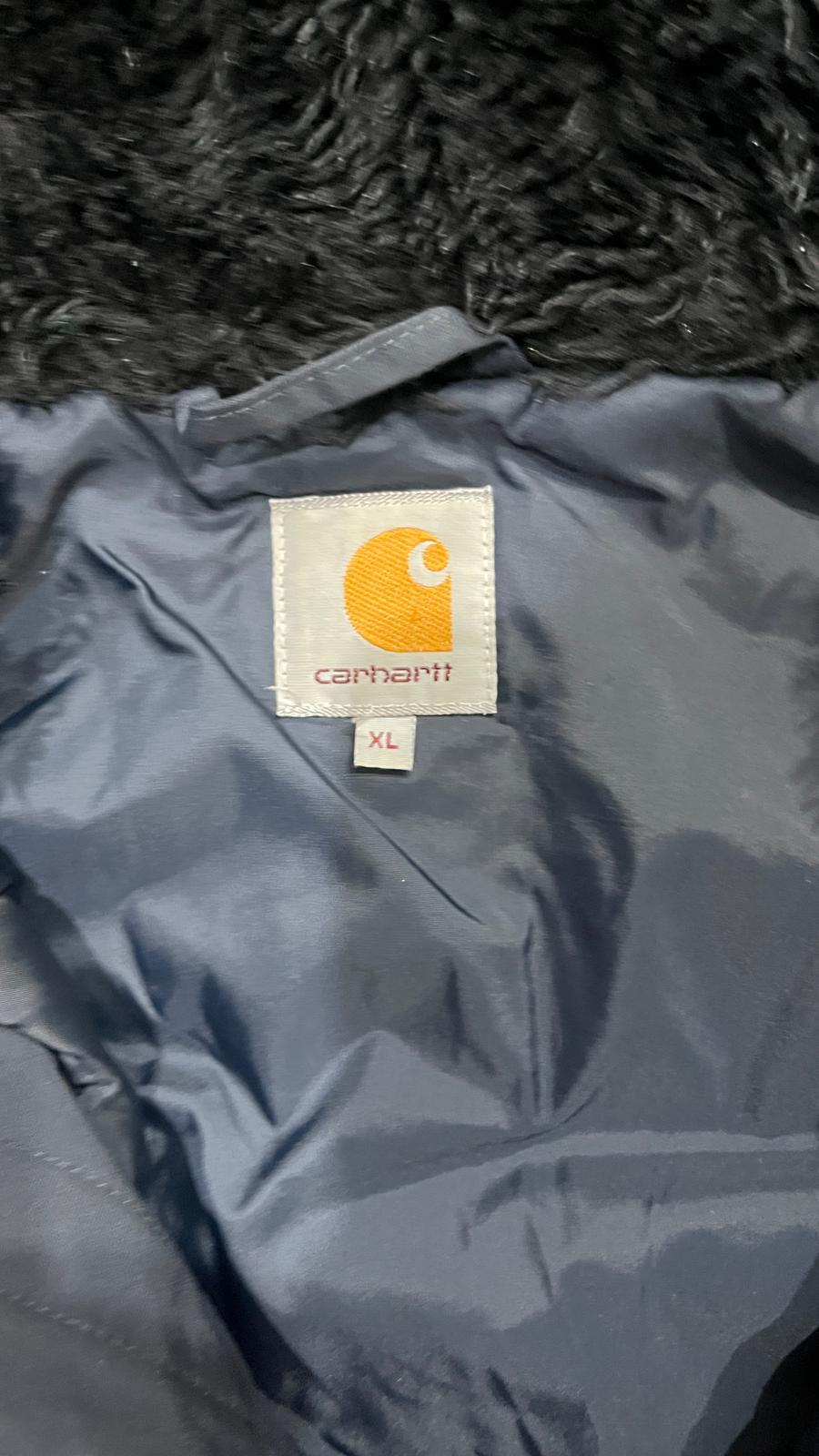Giubbino - Piumino Carhartt con Pelliccia Interna Vintage Y2K 90s 00s Hip-Hop (XL)