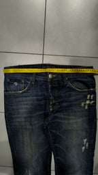 Denim Philipp Plein Embroidered Red  (M)