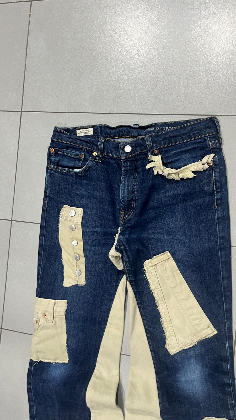 Denim Levis Custom Washed Baggy Fit  (M)